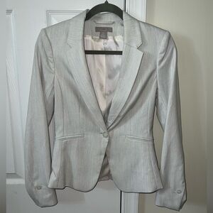 H&M Size 2 Cream Blazer
